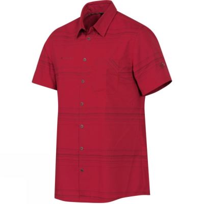Camisa Mammut Trovat Tour Hombre Rojas - Chile FQG164957